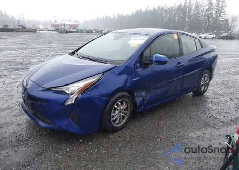 2017 Toyota Prius Two from USA, damaged, VIN JTDKBRFU7H3056853